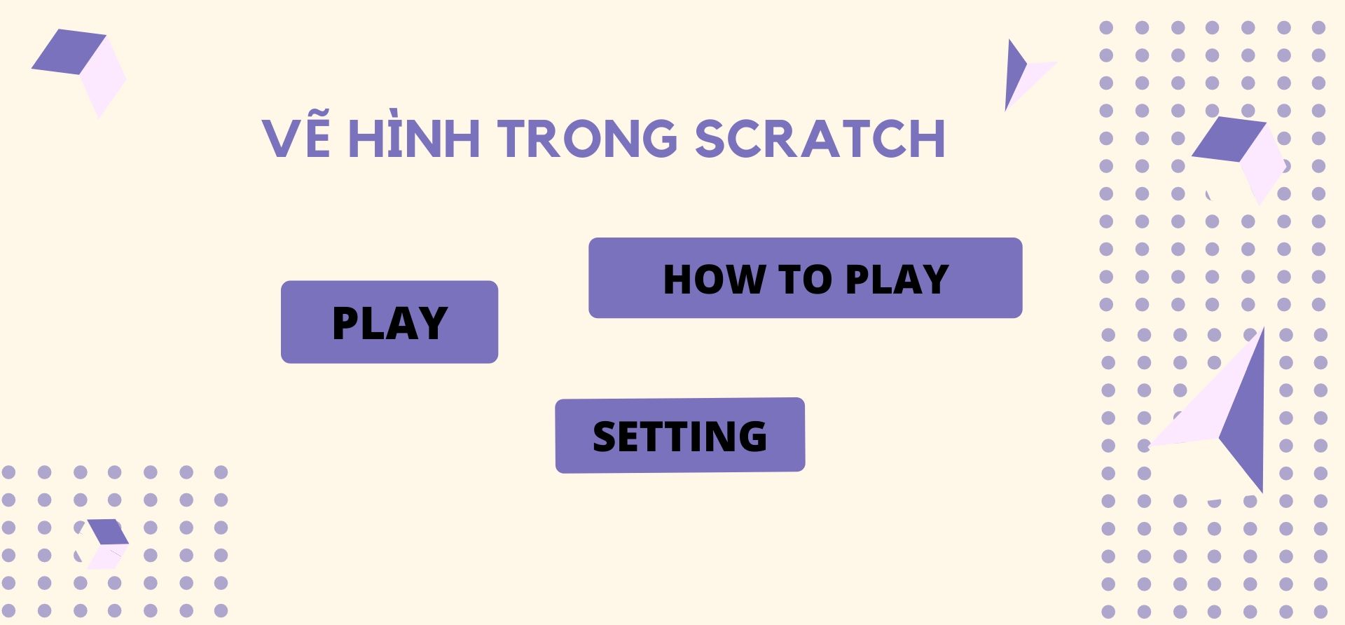 Em hãy mô tả chương trình vẽ một trong ba hình sau hình thoi ở trong hoạt  động khởi động  Vnen tin học 8